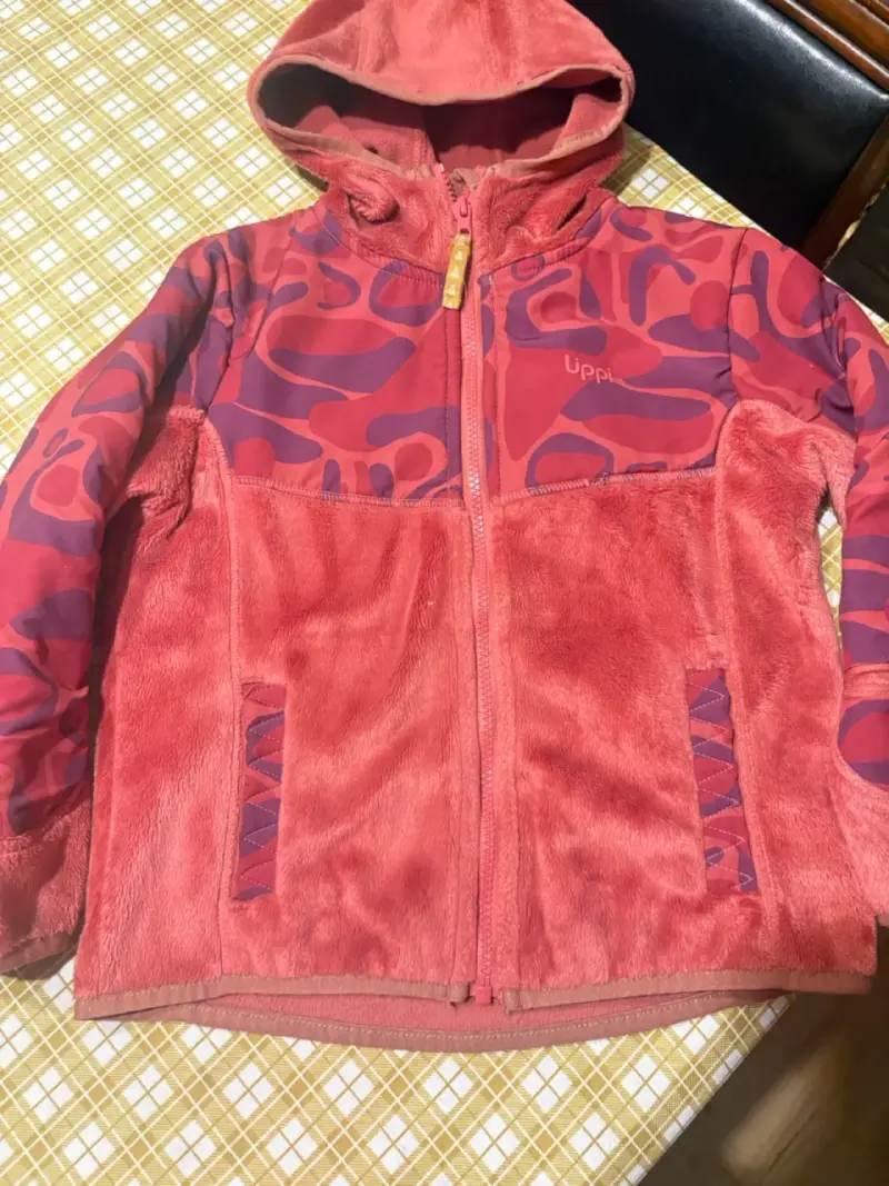 Chaqueta polar roja con capucha Lippi - 1