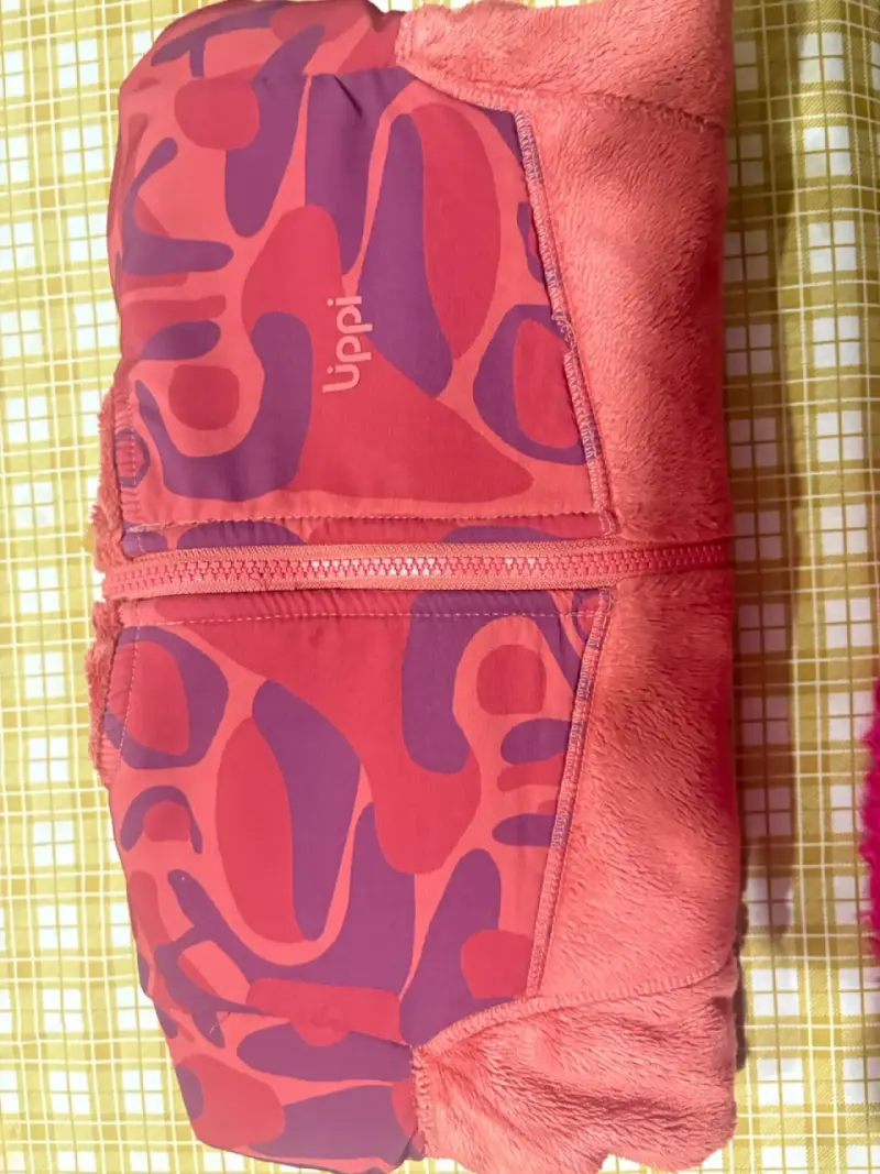 Chaqueta polar roja con capucha Lippi - 2
