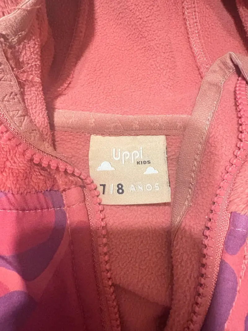 Chaqueta polar roja con capucha Lippi - 4