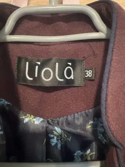 Chaqueta burdeos marca Liolà con forro floreado - miniatura 4