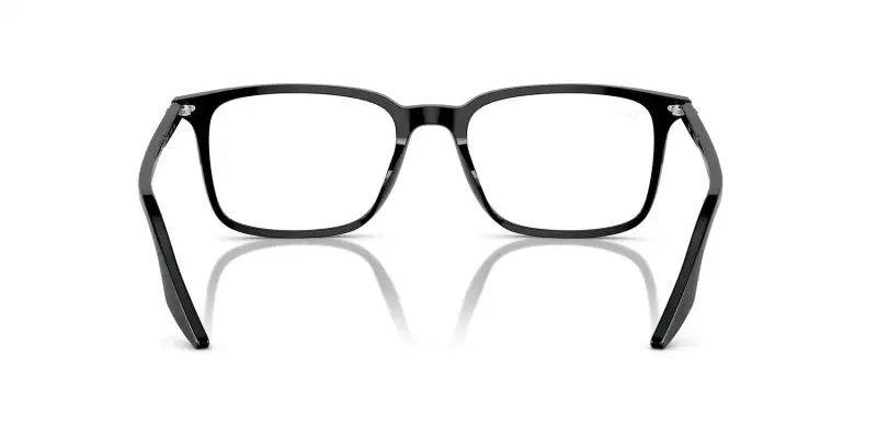 Lentes ópticos de marco negro clásico - 1