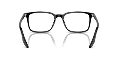 Lentes ópticos de marco negro clásico - miniatura 1