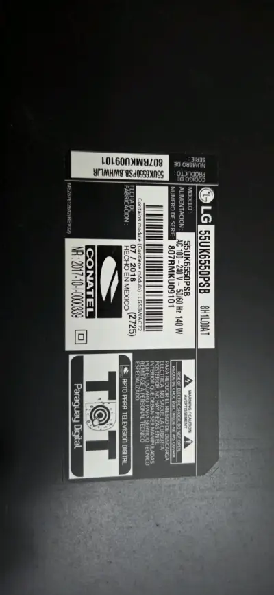 Televisor LG 55UK6550PSB 55 pulgadas - miniatura 1