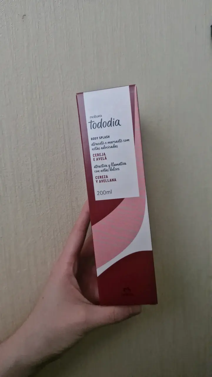 Body Splash Natura Tododia Cereza y Avellana 200ml - 2