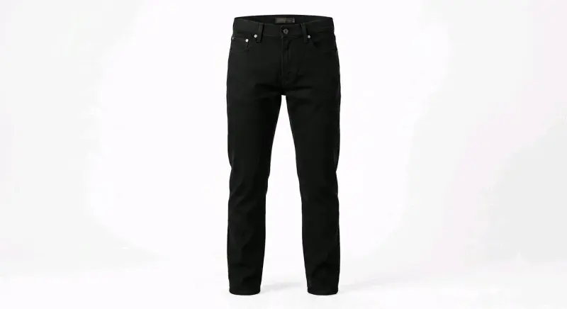 Jeans azul claro de mezclilla para hombre - 2