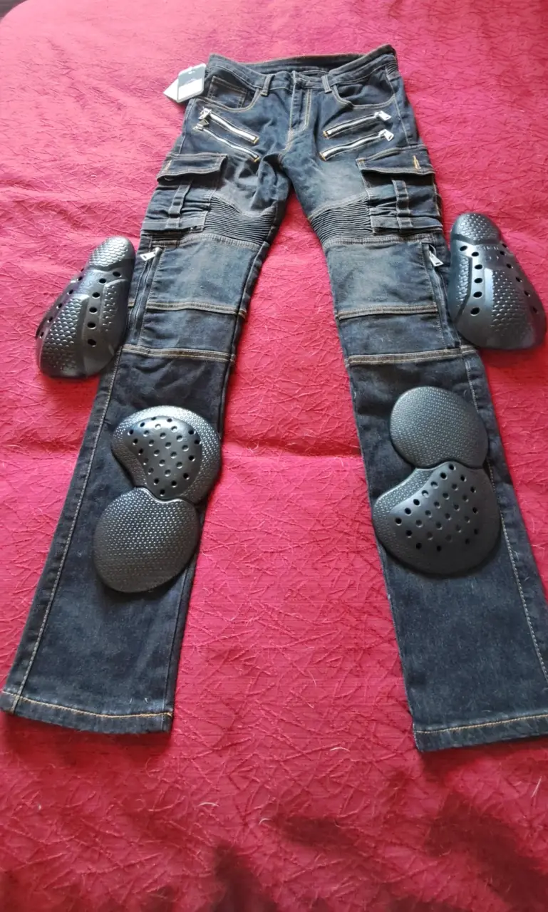 Jeans de motociclista con protecciones - 2