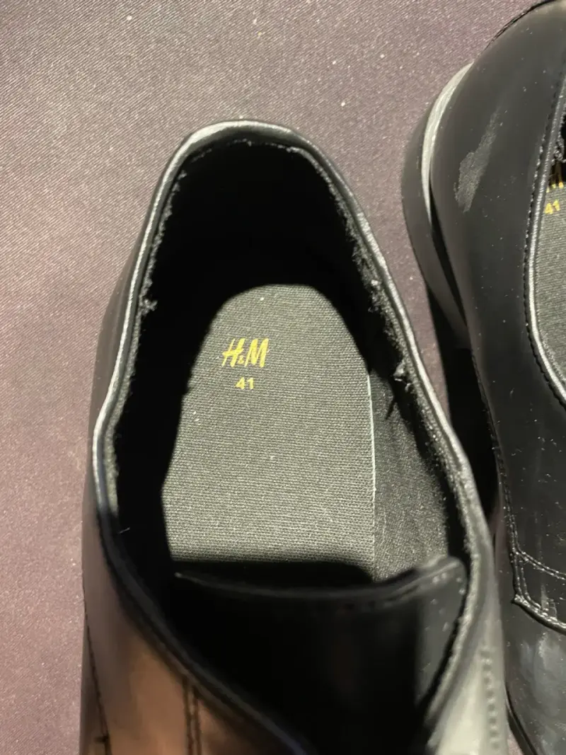Zapatos formales de cuero negro para hombre - 3
