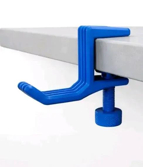 Gancho de sujeción azul para mesa - 1