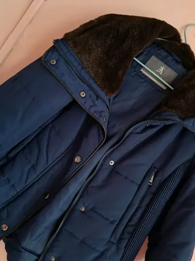 Chaqueta azul talla L - miniatura 1