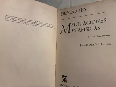 Libro 'Meditaciones Metafísicas' de Descartes - miniatura 3