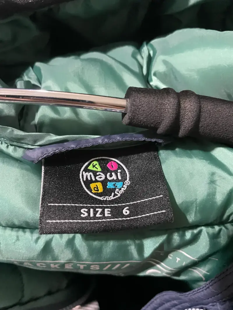 Chaqueta acolchada bicolor para niños - 4