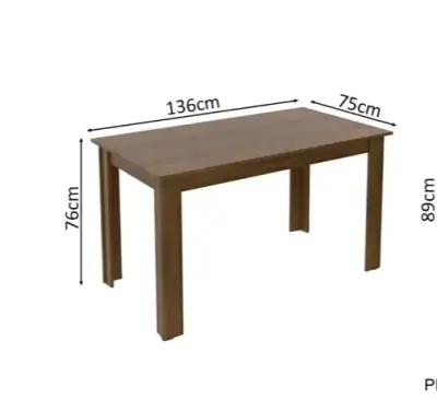 Mesa Madesa para 6 sillas madera - miniatura 2