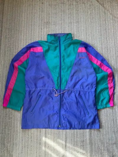 Chaqueta cortaviento Reebok vintage 90s - miniatura 1