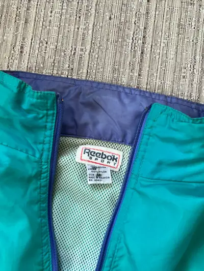 Chaqueta cortaviento Reebok vintage 90s - miniatura 6
