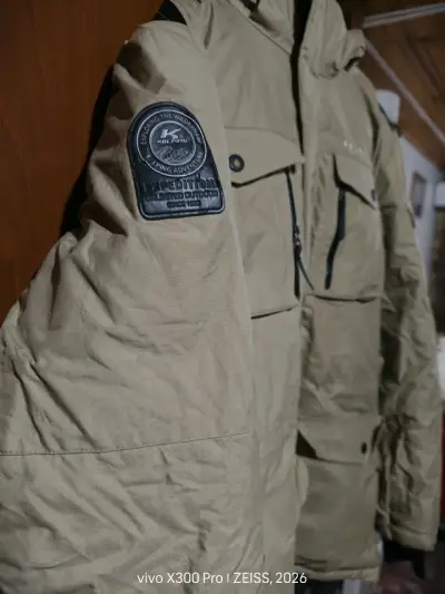 Parka beige K2 Expedition para hombre - miniatura 1
