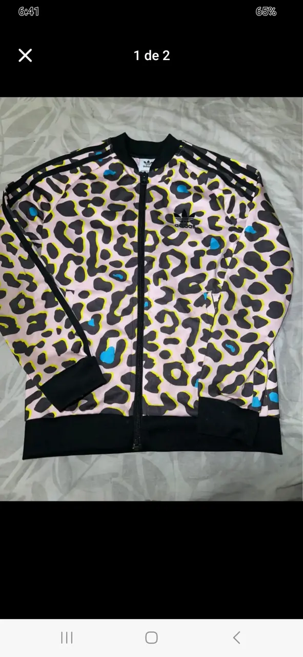 Chaqueta Adidas estampado animal print - 1