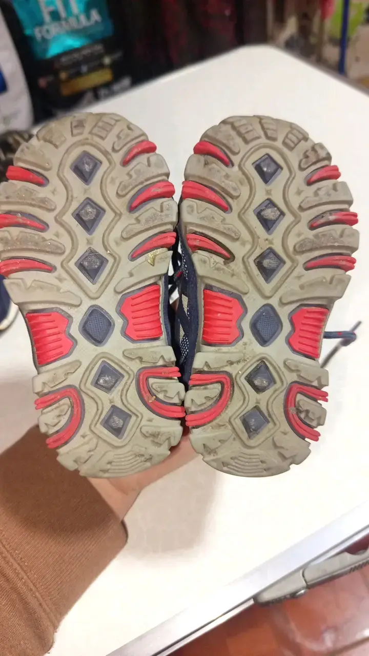 Zapatillas infantiles Opaline beige y azul - 5