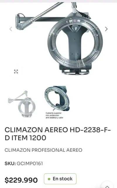 Climazon aéreo HD-2238-FD profesional - miniatura 1
