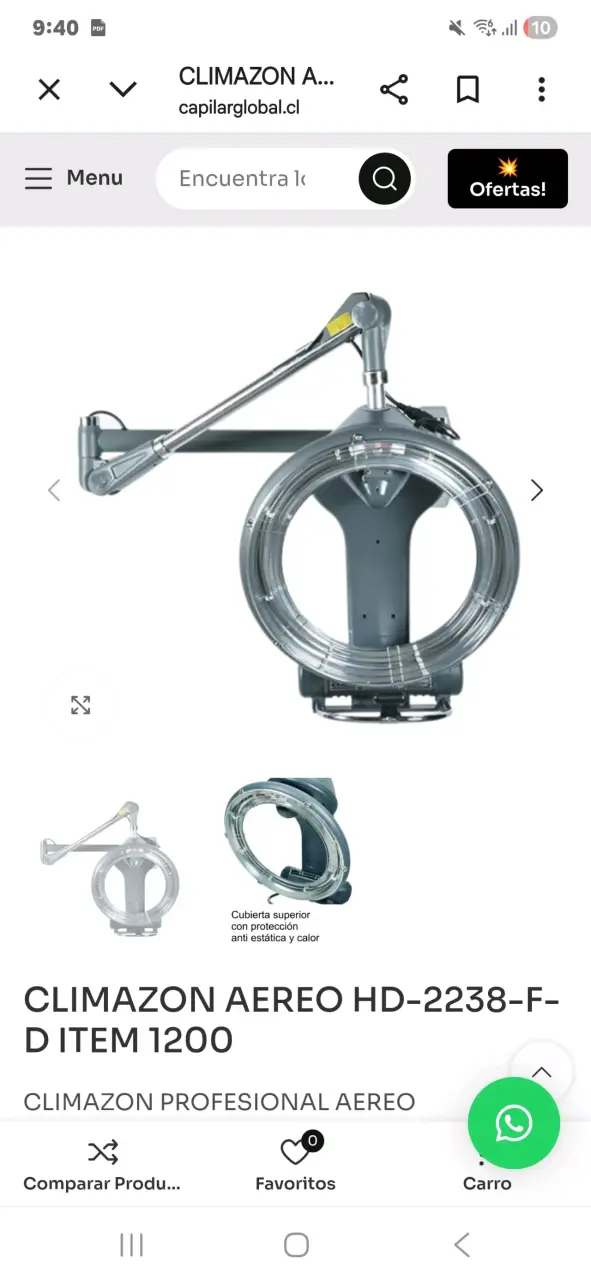 Climazon aéreo HD-2238-FD profesional - 2