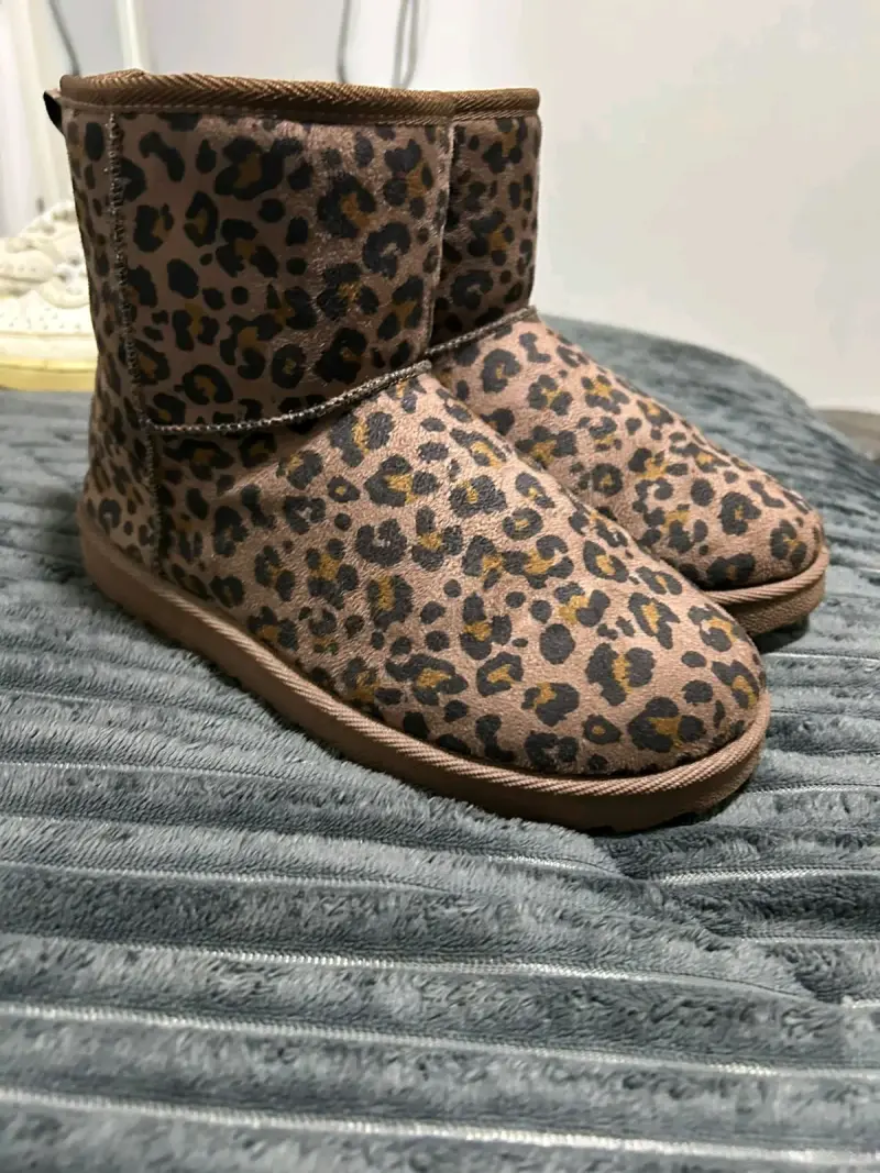 Botas de invierno con estampado de leopardo - 2