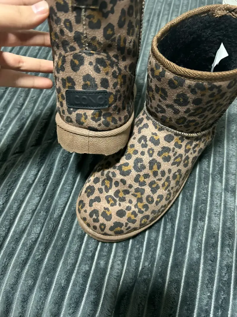Botas de invierno con estampado de leopardo - 3