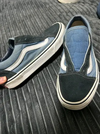 Zapatillas deportivas talla 38 azul y blanco - miniatura 2