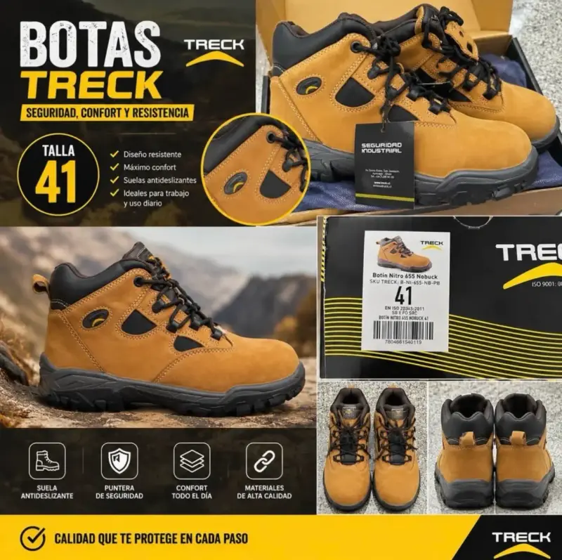 Botas de seguridad Treck talla 41