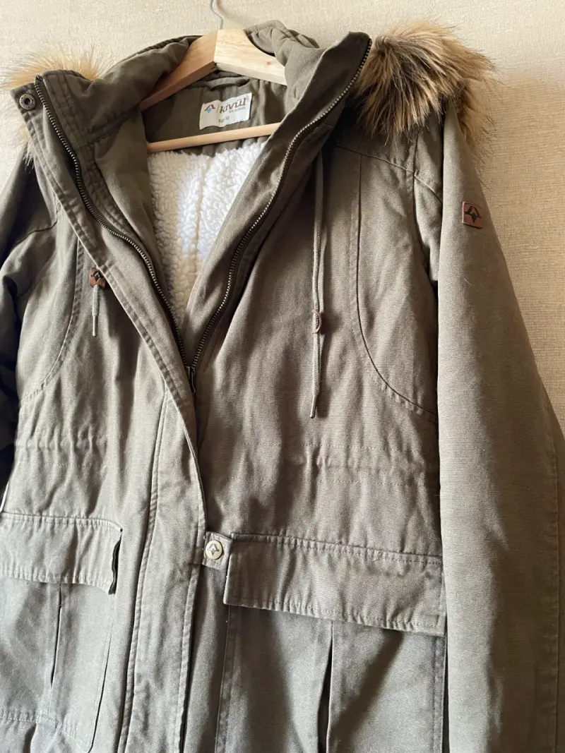 Parka Chaquetón Kivul verde oliva XS-S - 3