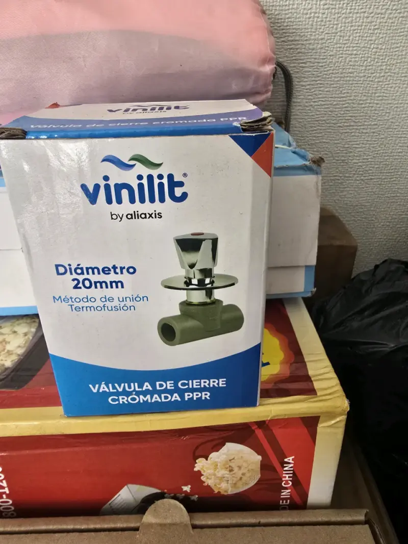 Válvula de cierre cromada PPR Vinilit 20mm