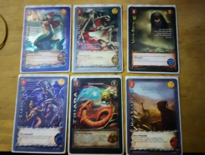 Set de cartas de juego mitos y leyendas - 2