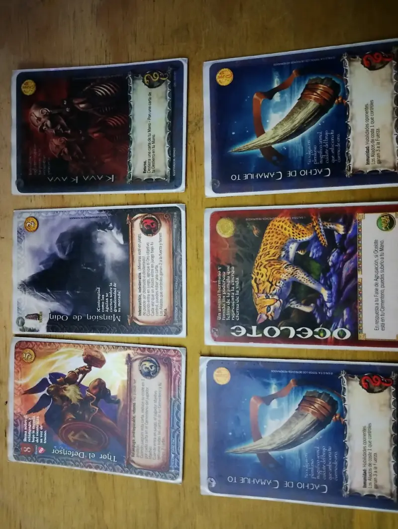 Set de cartas de juego mitos y leyendas - 4