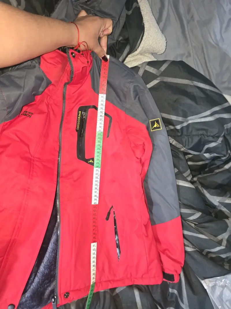 Chaqueta impermeable roja montana para hombre - 4