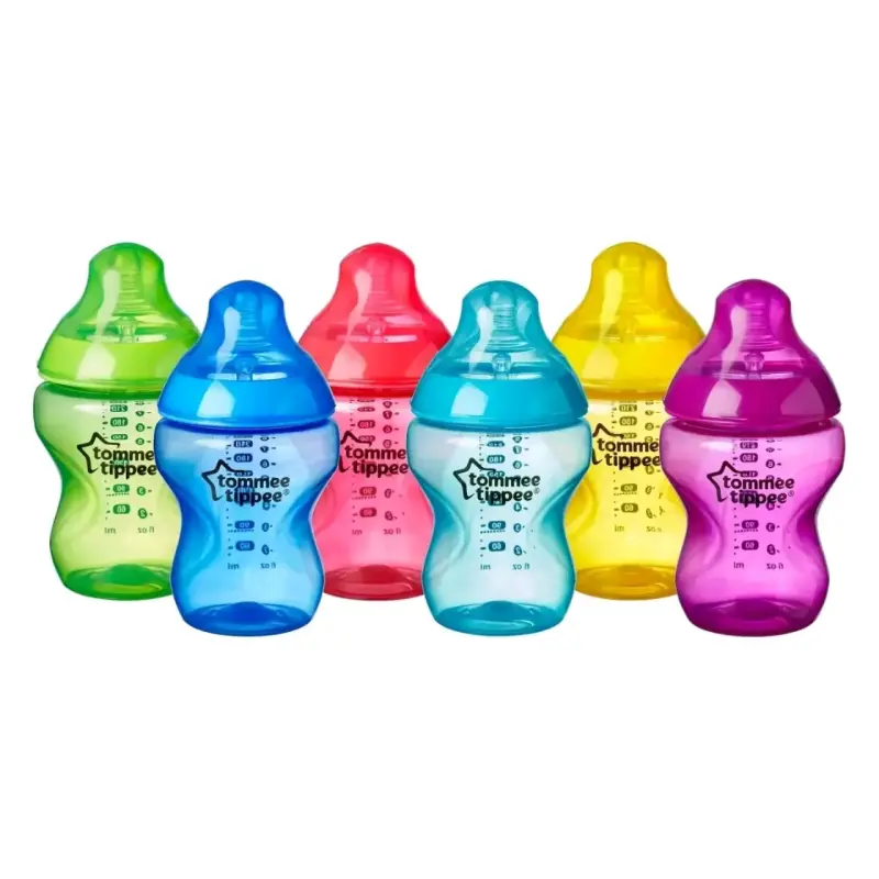 Set de mamaderas Tommee Tippee coloridas
