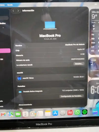 MacBook Pro M1 13" Modelo A2338 - miniatura 3
