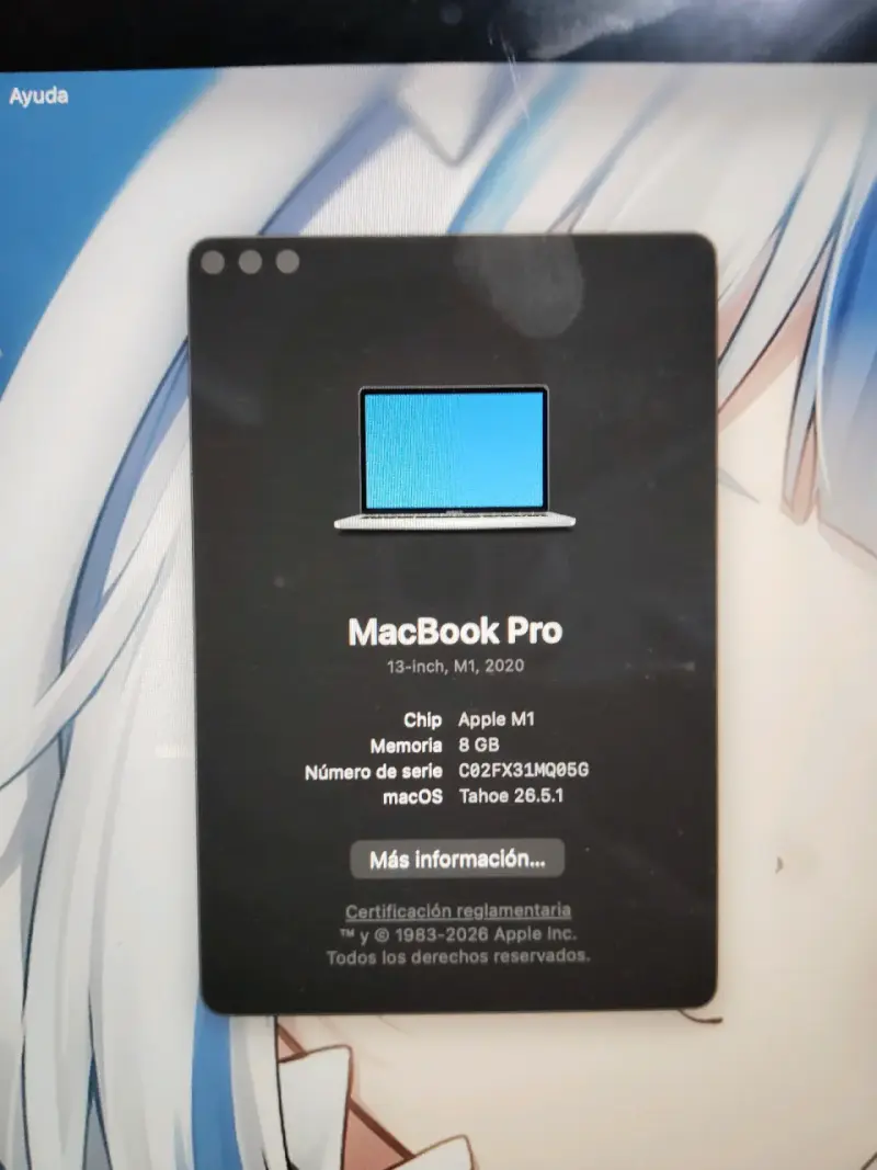 MacBook Pro M1 13" Modelo A2338 - 4