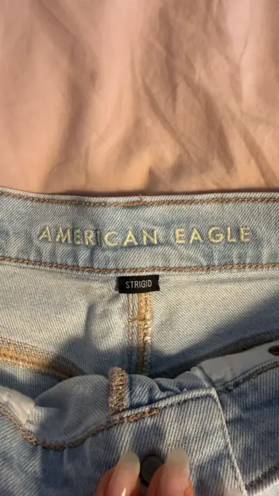 Shorts American eagle de mezclilla desgastados - miniatura 5