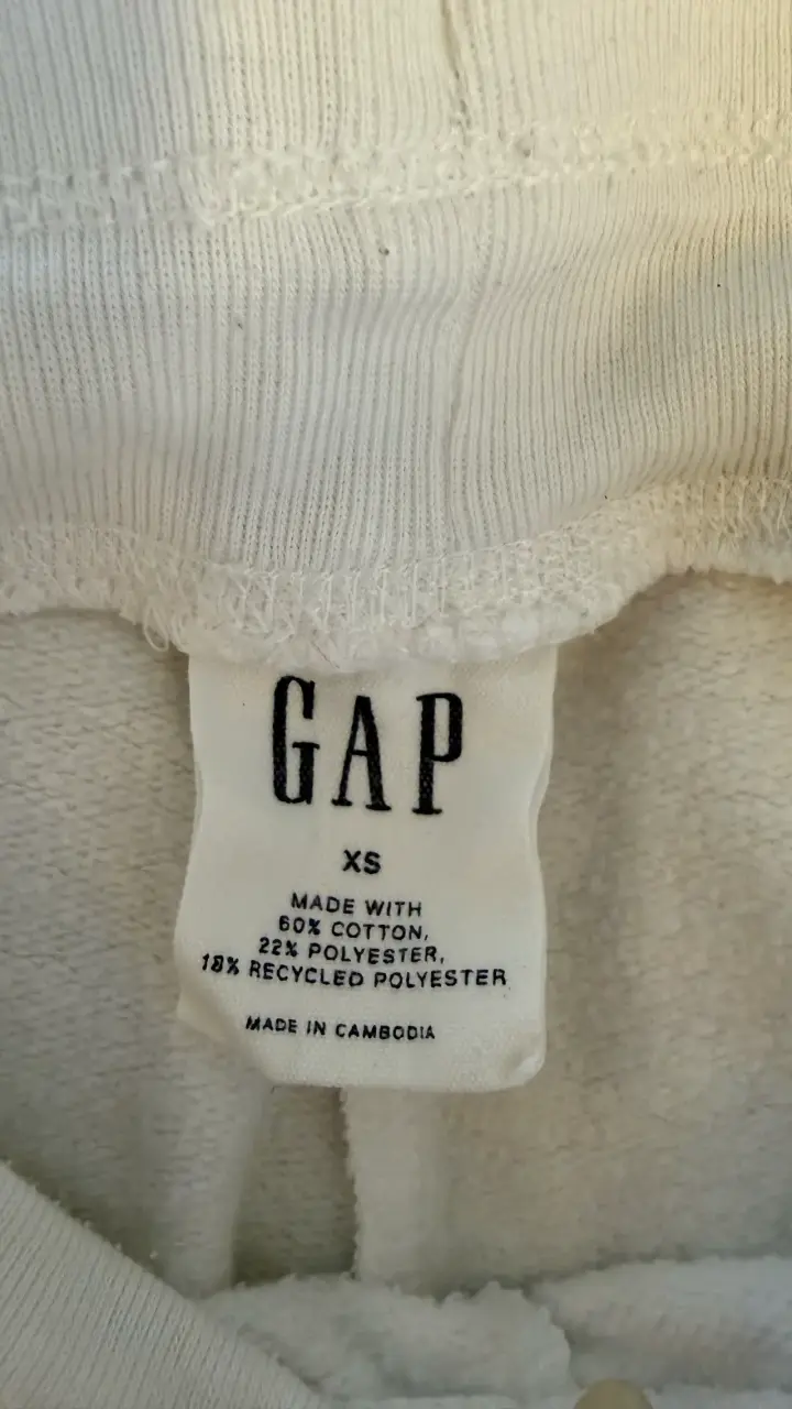 Pantalones de buzo GAP blancos - 4