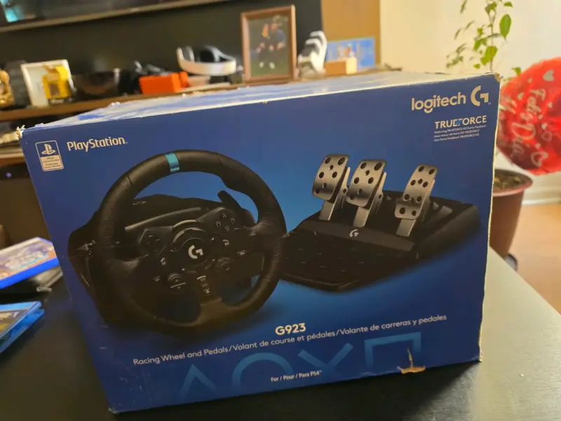 Volante Logitech G923 con juegos PS5 y PS4 - 5
