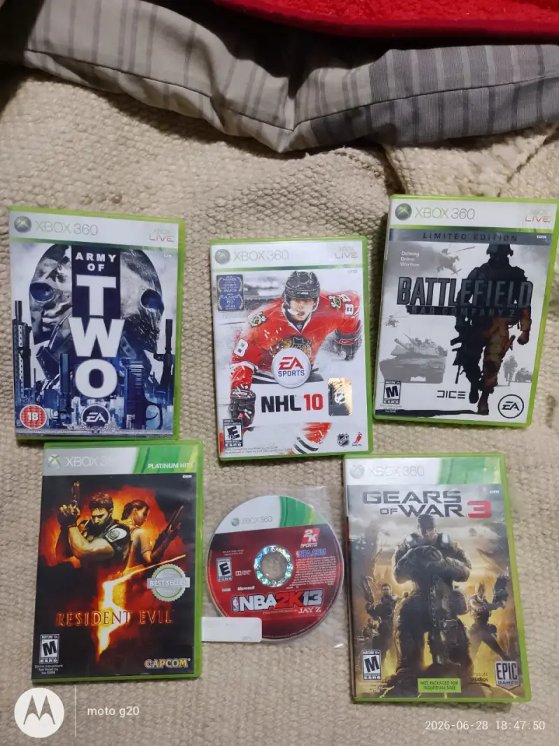 Lote de videojuegos Xbox 360 variados