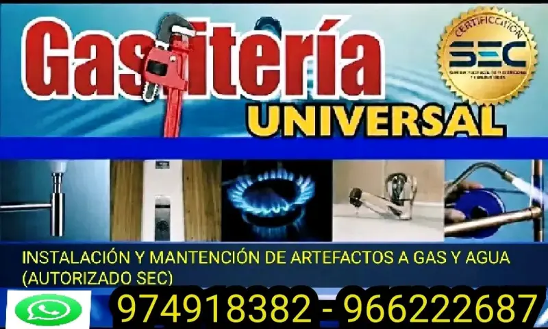 Servicios de gasfitería universal certificados - 2