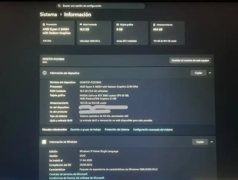 Lenovo Legion 5 15ACH6H - 6