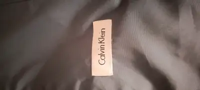 Abrigo trench Calvin Klein gris-celeste para mujer - miniatura 5