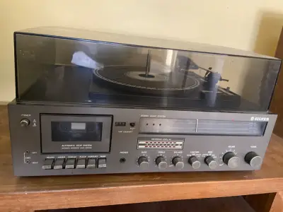 Tocadiscos vintage Kenwood con parlantes - miniatura 2