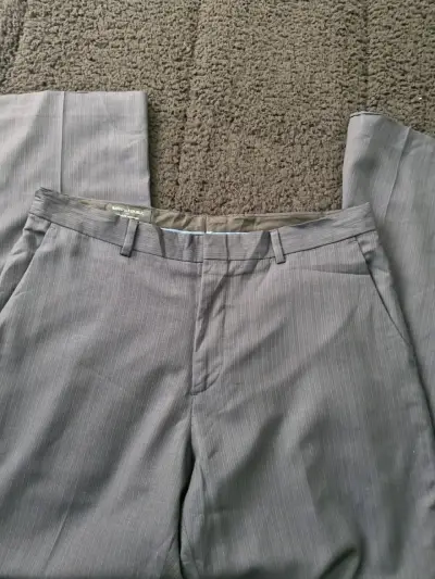 Pantalones de vestir azul oscuro  talla 44 - miniatura 5