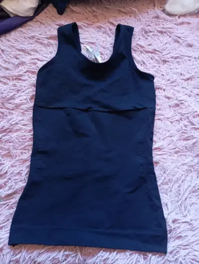 Faja sin mangas negra para mujer - miniatura 1