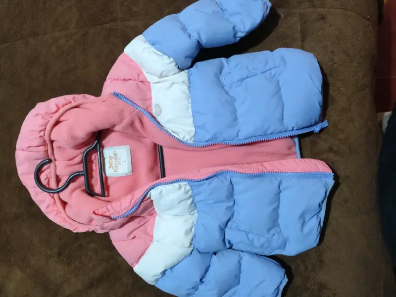 Chaqueta infantil baby harvest azul y rosa - 1