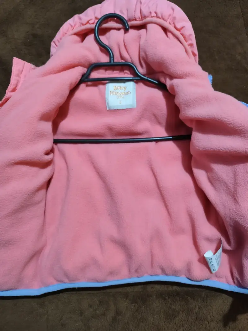 Chaqueta infantil baby harvest azul y rosa - 2