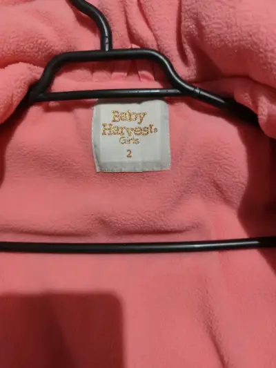 Chaqueta infantil baby harvest azul y rosa - miniatura 3