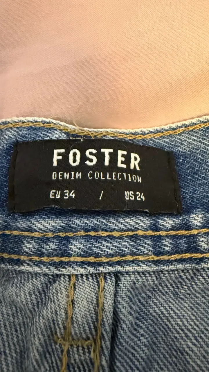 Falda short foster de mezclilla c bolsillos cargo - 4