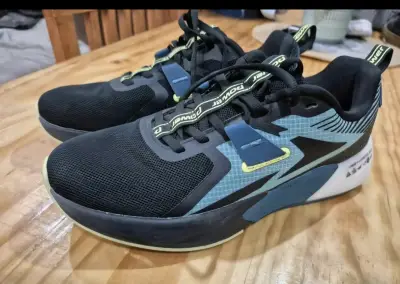 Zapatillas deportivas Power negras y azules - miniatura 1